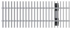 ACO Drainlock grating, NW 100, Class B 125