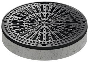 Inlet grating - Frame version: BEGU round