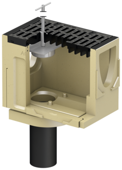 ACO DRAIN® PowerDrain - Channel with safety plugs, 560/580 mm