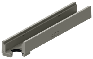 ACO DRAIN® Deckline - Channel without invert gradient, 1000 mm