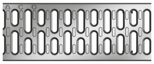 ACO Drainlock grating, NW 100, Class A 15