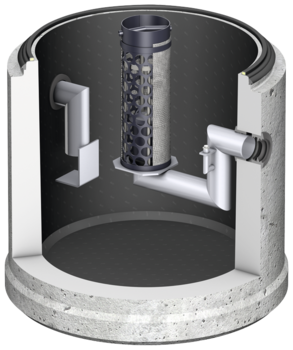 Oleopator-C-OST NS 3 - 10 with sludge trap (PE-HD internal lining)