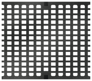 ACO Drainlock grating, NW 400, Class E 600