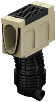 Sump unit, top part for Combipoint - ACO Slot channel SD 200 V