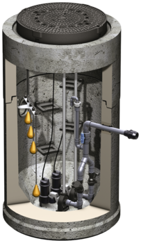 Manhole base section