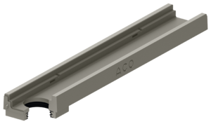 ACO DRAIN® Deckline - Channel without invert gradient, 1000 mm