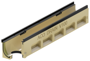PowerDrain Seal in - Channels without invert gradient, 1000 mm