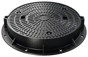 Mahole cover - Frame version: backflow-proof