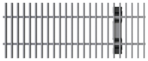 ACO Drainlock grating, NW 100, Class B 125