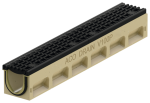 Channel body with invert slope, 1000 mm