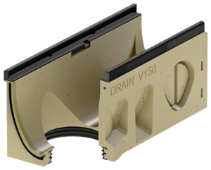Channel body without invert slope, 500 mm