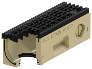 Channel body without invert slope, 500 mm