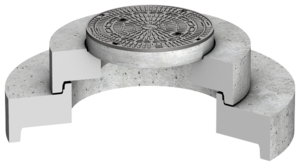 construction 2 as reducing slab with cover plate