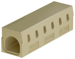 Channel body without invert slope, 1000 mm
