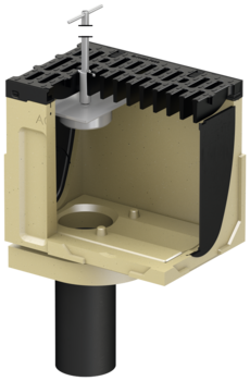 ACO DRAIN® PowerDrain - Channel with safety plugs, 560/580 mm