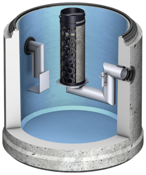Oleopator-C-OST NS 3 - 10 with sludge trap (coated)