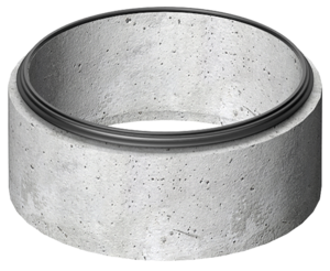 Manhole ring with socket with seal fully certified to DIN 4034 (item 2)