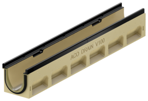 ACO DRAIN® PowerDrain Seal in - Channels with invert gradient, 1000 mm