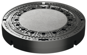 Manhole cover - frame design: Duropren cast iron and BEGU cover