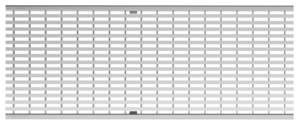 ACO Drainlock grating, NW 200, Class B 125