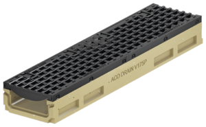 ACO DRAIN® PowerDrain - Shallow channels without invert gradient, 1000 mm