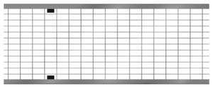 ACO Drainlock grating, NW 200, Class B 125