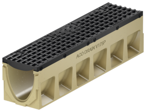 PowerDrain - ramp drainage and slope streches, grating design E600, Q+