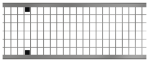ACO Drainlock grating, NW 150, Class C 250
