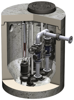 Manhole base section