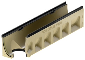 Channel body without invert slope, 1000 mm