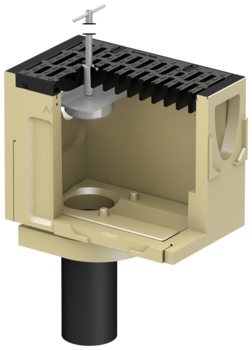 ACO DRAIN® PowerDrain - Channels with safety plugs, 560/580 mm