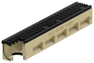 Channel body without invert slope, 1000 mm
