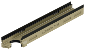 ACO DRAIN® Multiline - Shallow channels without invert gradient, 1000 mm
