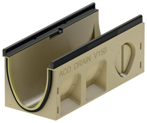 Channel body without invert slope, 500 mm