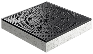 Mahole cover - Frame version: BEGU square