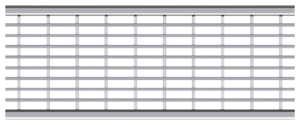ACO Drainlock grating, NW 100, Class D 400