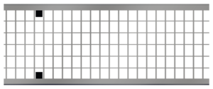 ACO Drainlock grating, NW 150, Class C 250