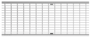 ACO Drainlock grating, NW 150, Class D 400