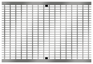 ACO Drainlock grating, NW 300, Class B 125