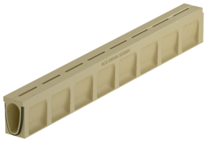 ACO DRAIN® SD 200 V slot channel - Channel without invert gradient, 4000 mm