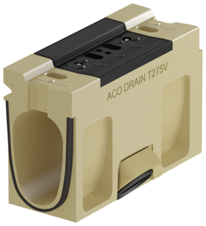 Connection element for ACO DRAIN® Monoblock T kerb slot channel