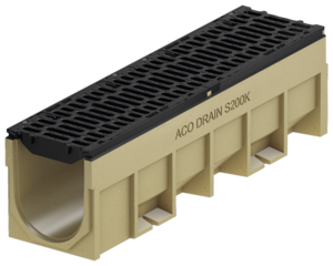 Channel body without invert slope, 1000 mm
