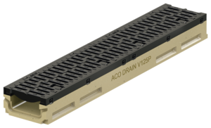 ACO DRAIN® PowerDrain - Shallow channels without invert gradient, 1000 mm