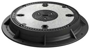 Mahole cover - Frame version: surface-watertight