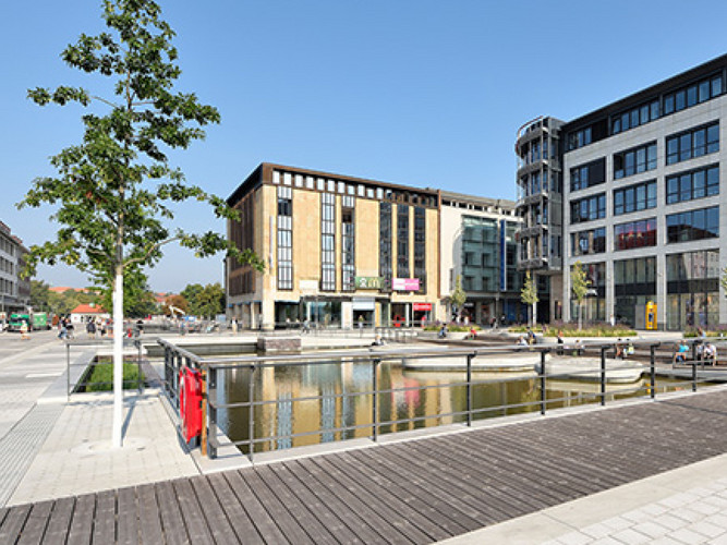 The south basin of Kiel's city centre