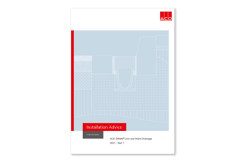 Installation Advice - ACO DRAIN® Line and Point Drainage 2021 | Part 1