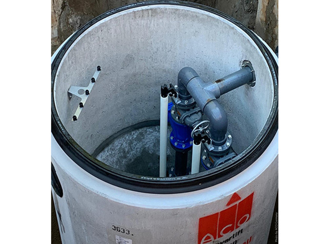 ACO Powerlift dual pumping station PSDB-1500 with backflow protection