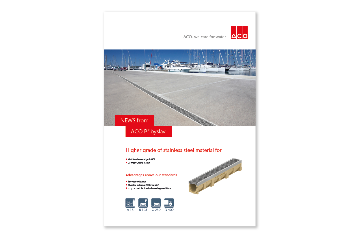 ACO leaflet External Drainage News from Pribyslav