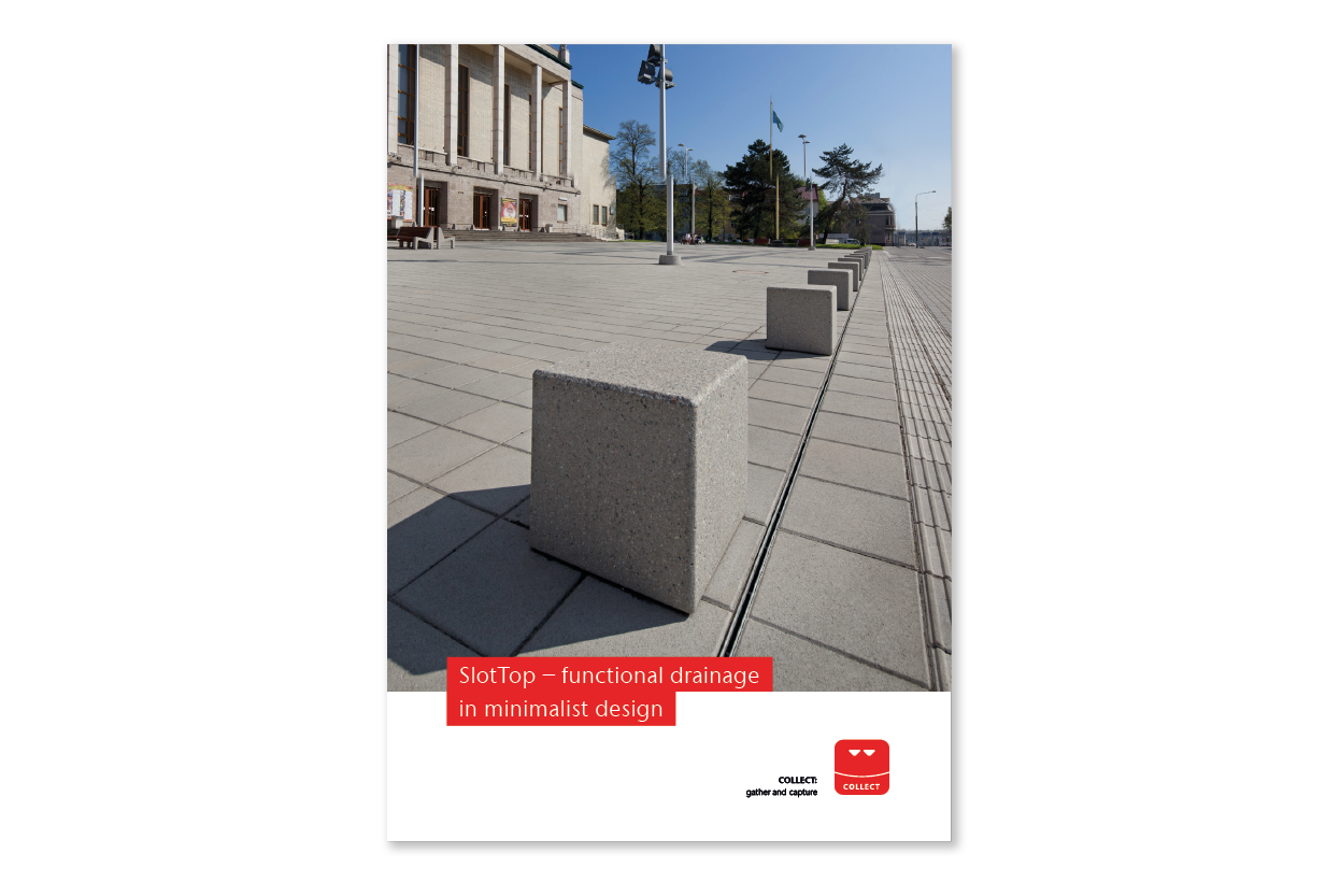 SlotTop – functional drainage in minimalist design