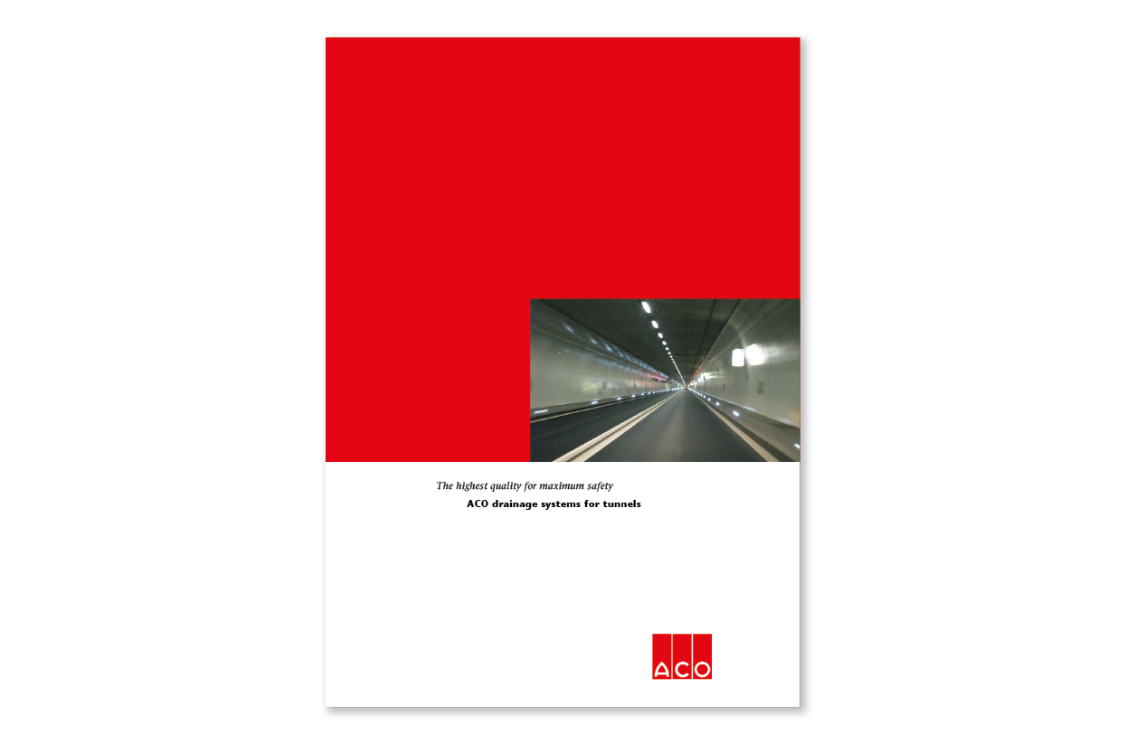 ACO tunnel drainage with ACO DRAIN® Monoblock T